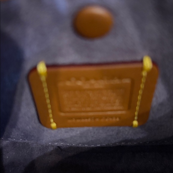 Coach Luna Shoulder Bag in Soft Purple Pebbled Leather - Picture 8 of 9